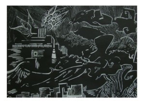 6- Black - Acrílica sobre Papel - 21 x 29cm