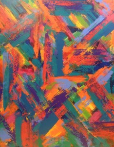 Ares de Búzios I - Acrílica sobre lona 1,40 X 1,20