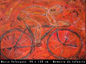 Memória de Infância - Acrílica sobre Tela - 90x130cm